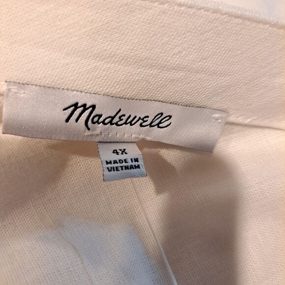 Madewell Plus (Re)sponsible V-Neck Button-Back Sleeveless Top NE913 Sz 4X NWT - Picture 6 of 10